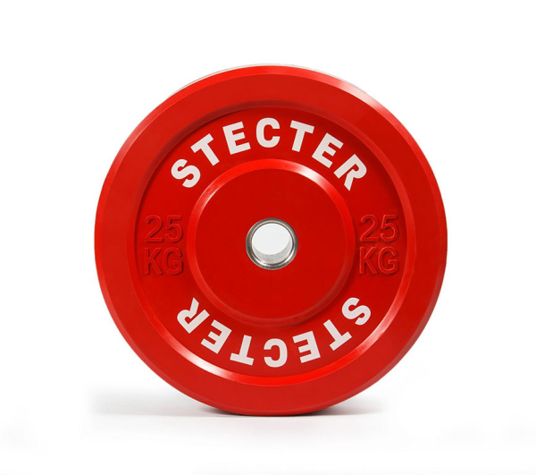 Диск тренировочный STECTER, 25 кг, красный в Краснодаре в магазине SportPanda Диск тренировочный STECTER, 25 кг, красный – фото