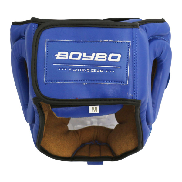 Шлем для карате BoyBo Flexy BP2006, с пластиковым забралом, синий в Краснодаре в магазине SportPanda Шлем для карате BoyBo Flexy BP2006, с пластиковым забралом, синий – фото
