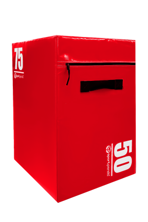 Плиобокс Sportpanda трехсторонний красный – фото