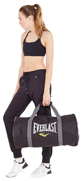 Сумка спортивная Everlast Rolled Holdall, чёрный – фото