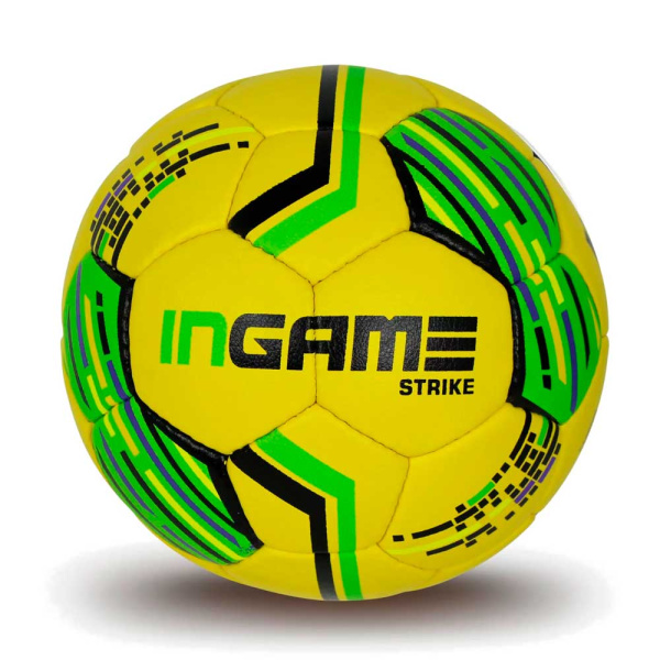 Мяч футбольный INGAME STRIKE IFB-127, №5, жёлто-зелёный в Краснодаре в магазине SportPanda Мяч футбольный INGAME STRIKE IFB-127, №5, жёлто-зелёный – фото
