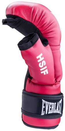 Перчатки для рукопашного боя Everlast, эко-кожа, красный в Краснодаре в магазине SportPanda Перчатки для рукопашного боя Everlast, эко-кожа, красный – фото