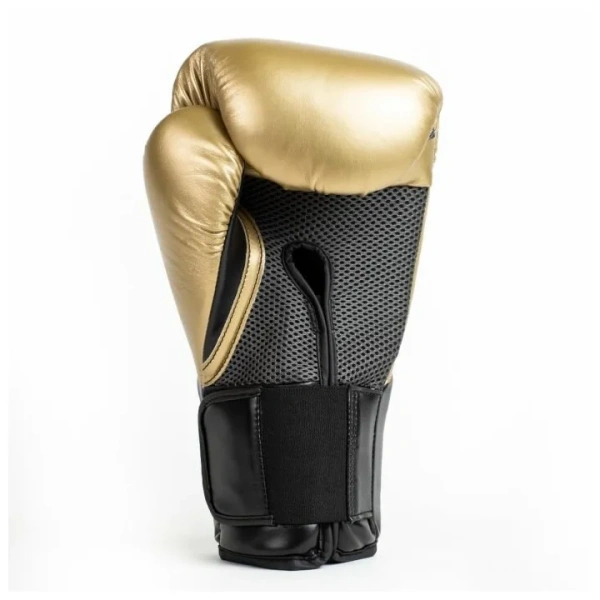 Боксерские перчатки Everlast Elite ProStyle, тренировочные, золотой в Краснодаре в магазине SportPanda Боксерские перчатки Everlast Elite ProStyle, тренировочные, золотой – фото