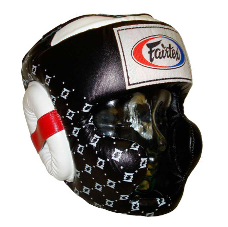 Шлем боксерский Fairtex HG10, тренировочный, для спаррингов, XL, чёрный  Шлем боксерский Fairtex HG10, тренировочный, для спаррингов, XL, чёрный