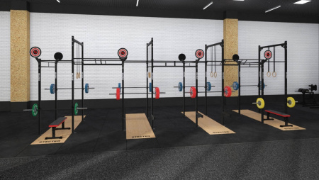 Функциональная рама STECTER 9800х1800, H=3660 мм в Краснодаре в магазине SportPanda Функциональная рама STECTER 9800х1800, H=3660 мм – фото