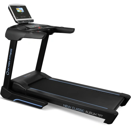Беговая дорожка OXYGEN FITNESS NEW CLASSIC AURUM TFT, электрическая, для дома в Краснодаре в магазине SportPanda Беговая дорожка OXYGEN FITNESS NEW CLASSIC AURUM TFT, электрическая, для дома – фото