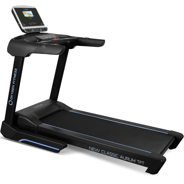 Беговая дорожка OXYGEN FITNESS NEW CLASSIC AURUM TFT, электрическая, для дома в Краснодаре в магазине SportPanda Беговая дорожка OXYGEN FITNESS NEW CLASSIC AURUM TFT, электрическая, для дома – фото