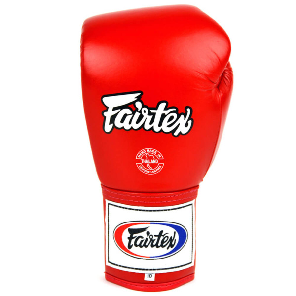Боксерские перчатки Fairtex BGL6 PRO COMPETITION GLOVES, профессиональные, красный в Краснодаре в магазине SportPanda Боксерские перчатки Fairtex BGL6 PRO COMPETITION GLOVES, профессиональные, красный – фото