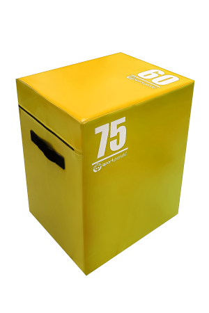 Плиобокс Sportpanda трехсторонний жёлтый – фото