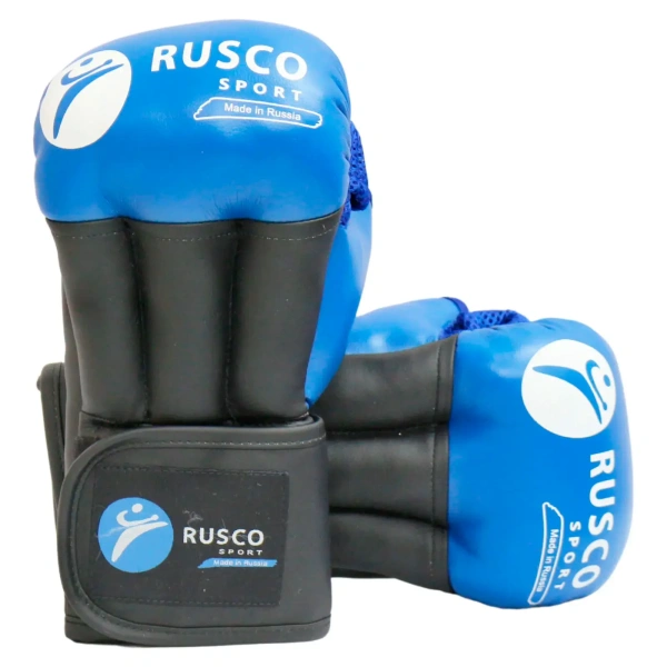 Перчатки для рукопашного боя Rusco Sport PRO, синий – фото