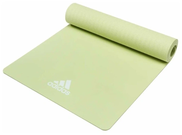 Коврик для йоги и фитнеса Adidas ADYG-10100GN, 8 мм, зелёный в Краснодаре в магазине SportPanda Коврик для йоги и фитнеса Adidas ADYG-10100GN, 8 мм, зелёный – фото