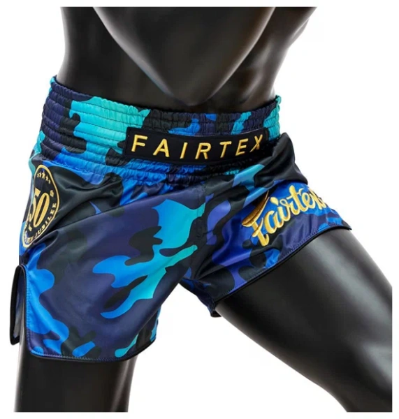 Шорты для тайского бокса и кикбосинга Fairtex BS1916 Golden Jubilee Shorts «Luster» – фото