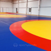 Монтаж борцовского ковра в Краснодаре в магазине SportPanda Монтаж борцовского ковра – фото