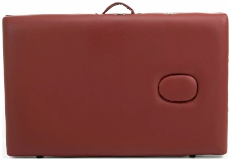 Массажный стол Proxima Parma 60, 2 секции, складной, бордовый – фото