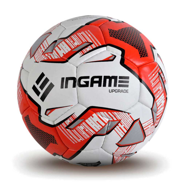 Мяч футбольный INGAME UPGRADE IFB-133, №5, бело-красный в Краснодаре в магазине SportPanda Мяч футбольный INGAME UPGRADE IFB-133, №5, бело-красный – фото