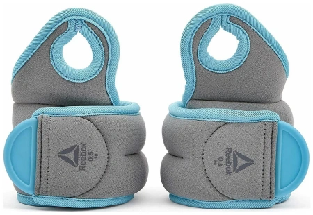 Утяжелители для рук, на запястья Reebok RAWT-11070BL, 0.5 кг, пара в Краснодаре в магазине SportPanda Утяжелители для рук, на запястья Reebok RAWT-11070BL, 0.5 кг, пара – фото