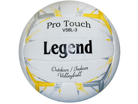 Мяч волейбольный Legend Pro-Touch, белый в Краснодаре в магазине SportPanda Мяч волейбольный Legend Pro-Touch, белый – фото