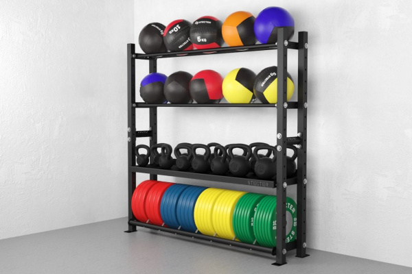 Стеллаж для инвентаря STECTER, 1800х1920 мм в Краснодаре в магазине SportPanda Стеллаж для инвентаря STECTER, 1800х1920 мм – фото