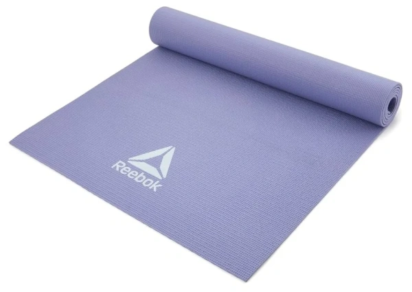 Коврик для йоги и фитнеса Reebok RAYG-11022PL, 4 мм, ПВХ, фиолетовый в Краснодаре в магазине SportPanda Коврик для йоги и фитнеса Reebok RAYG-11022PL, 4 мм, ПВХ, фиолетовый – фото