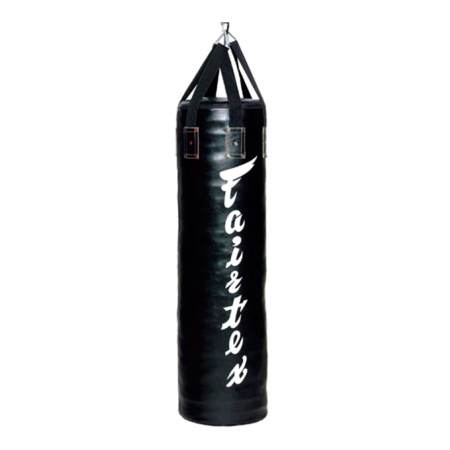 Боксерский мешок Fairtex HB5 5FT, 112 см, 40 кг, для тайского бокса, чёрный  Боксерский мешок Fairtex HB5 5FT, 112 см, 40 кг, для тайского бокса, чёрный