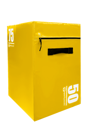 Плиобокс Sportpanda трехсторонний жёлтый – фото