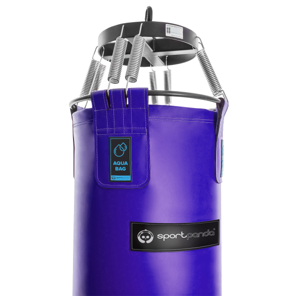 Водоналивной боксерский мешок «AQUA BAG» ПВХ, 180 см, диаметр 40 см, фиолетовыйй – фото
