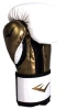 Боксерские перчатки Everlast Powerlock PU, тренировочные, бёло-золотой – фото