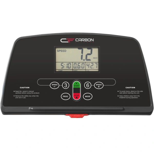 Беговая дорожка CARBON FITNESS T200 SLIM, электрическая, для дома в Краснодаре в магазине SportPanda Беговая дорожка CARBON FITNESS T200 SLIM, электрическая, для дома – фото