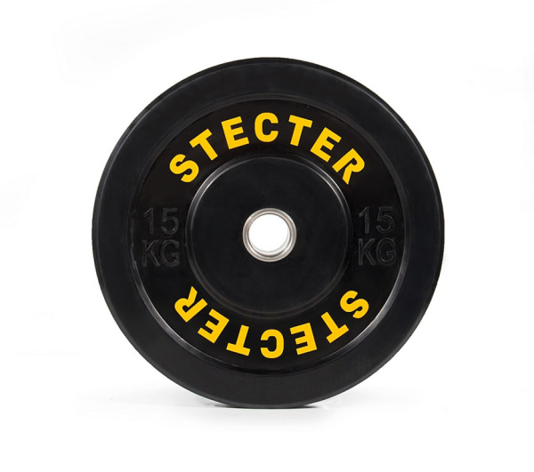 Диск каучуковый STECTER, 15 кг в Краснодаре в магазине SportPanda Диск каучуковый STECTER, 15 кг – фото
