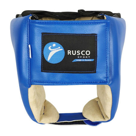 Шлем для рукопашного боя RuscoSport, синий в Краснодаре в магазине SportPanda Шлем для рукопашного боя RuscoSport, синий – фото