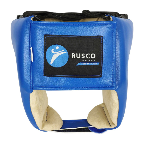 Шлем для рукопашного боя RuscoSport, синий в Краснодаре в магазине SportPanda Шлем для рукопашного боя RuscoSport, синий – фото