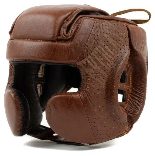 Шлем боксерский Everlast 1910 Brown, для соревнований в Краснодаре в магазине SportPanda Шлем боксерский Everlast 1910 Brown, для соревнований – фото