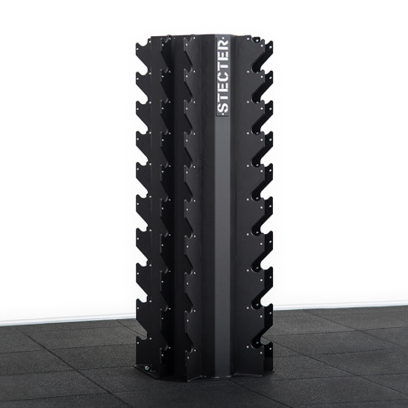 Стойка для гантелей STECTER Dumbbell Pro, 20 пар в Краснодаре в магазине SportPanda Стойка для гантелей STECTER Dumbbell Pro, 20 пар – фото