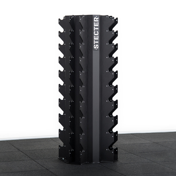 Стойка для гантелей STECTER Dumbbell Pro, 20 пар в Краснодаре в магазине SportPanda Стойка для гантелей STECTER Dumbbell Pro, 20 пар – фото