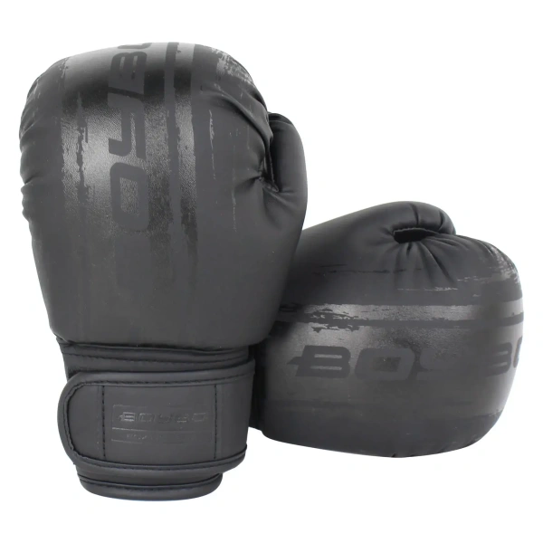 Боксерские перчатки BoyBo Stain BGS322, тренировочные, чёрный в Краснодаре в магазине SportPanda Боксерские перчатки BoyBo Stain BGS322, тренировочные, чёрный – фото