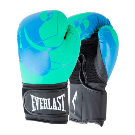 Боксерские перчатки Everlast Spark, тренировочные, сине-зелёный в Краснодаре в магазине SportPanda Боксерские перчатки Everlast Spark, тренировочные, сине-зелёный – фото