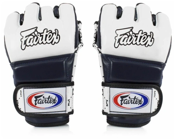 Перчатки для ММА и боевого самбо Fairtex FGV17 Fairtex, для соревнований, синий – фото
