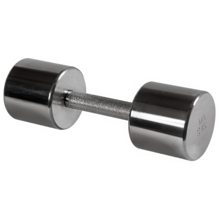 Гантель хромированная MB Barbell, 9 кг, пара в Краснодаре в магазине SportPanda Гантель хромированная MB Barbell, 9 кг, пара – фото