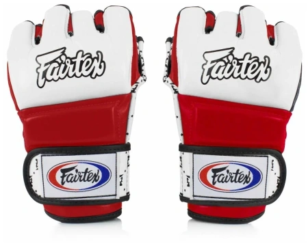 Перчатки для ММА и боевого самбо Fairtex FGV17 Fairtex, для соревнований, красный в Краснодаре в магазине SportPanda Перчатки для ММА и боевого самбо Fairtex FGV17 Fairtex, для соревнований, красный – фото