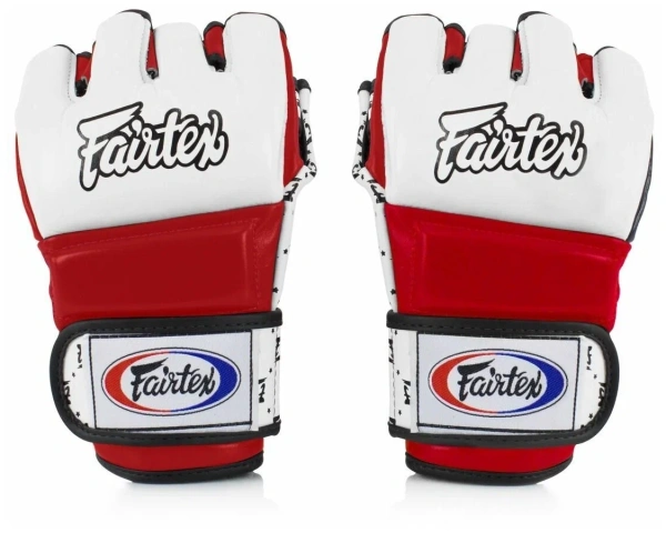 Перчатки для ММА и боевого самбо Fairtex FGV17 Fairtex, для соревнований, красный – фото