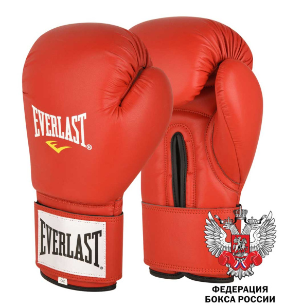 Боксерские перчатки Everlast Amateur Cometition PU FBR, для соревнований, красный в Краснодаре в магазине SportPanda Боксерские перчатки Everlast Amateur Cometition PU FBR, для соревнований, красный – фото