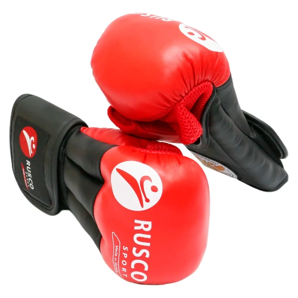 Перчатки для рукопашного боя Rusco Sport PRO, красный – фото