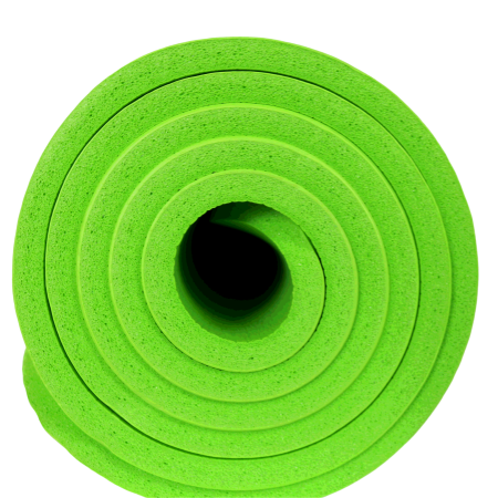 Коврик для йоги и фитнеса ESPADO ES2123 1/10, 10 мм, каучук, зелёный – фото