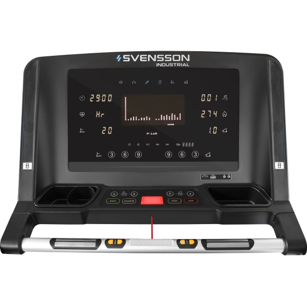 Беговая дорожка SVENSSON INDUSTRIAL ARMORTECH (BLACK & WHITE), электрическая, для зала, белый в Краснодаре в магазине SportPanda Беговая дорожка SVENSSON INDUSTRIAL ARMORTECH (BLACK & WHITE), электрическая, для зала, белый – фото
