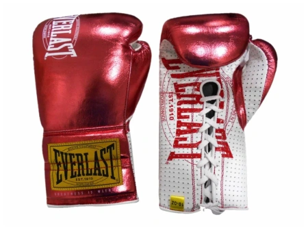 Боксерские перчатки Everlast 1910 Classic, для соревнований, красный в Краснодаре в магазине SportPanda Боксерские перчатки Everlast 1910 Classic, для соревнований, красный – фото