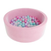 Детский сухой бассейн PANDA AIRPOOL MAX, 95 см, розовый, с шариками (150 шт.), без лого, розовые шарики Детский сухой бассейн PANDA AIRPOOL MAX, 95 см, розовый, с шариками (150 шт.), без лого, розовые шарики