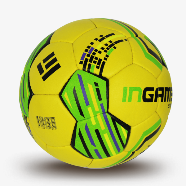 Мяч футбольный INGAME STRIKE IFB-127, №5, жёлто-зелёный в Краснодаре в магазине SportPanda Мяч футбольный INGAME STRIKE IFB-127, №5, жёлто-зелёный – фото