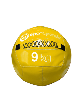 Медбол / медицинбол SportPanda, 9 кг, жёлтый Медбол / медицинбол SportPanda, 9 кг, жёлтый
