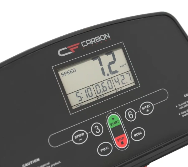 Беговая дорожка CARBON FITNESS T200 SLIM, электрическая, для дома в Краснодаре в магазине SportPanda Беговая дорожка CARBON FITNESS T200 SLIM, электрическая, для дома – фото