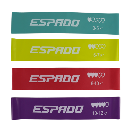Силовая лента / ленточный эспандер ESPADO ES2610K 1/85, набор 4 шт. в Краснодаре в магазине SportPanda Силовая лента / ленточный эспандер ESPADO ES2610K 1/85, набор 4 шт. – фото